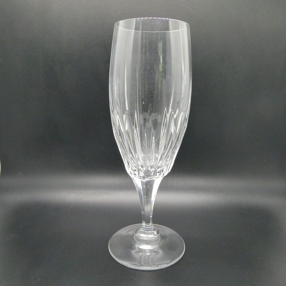 Mikasa Arctic Lights Iced Tea Glass Cut Crystal‎ 8.5in Tall Stemmed Clear
